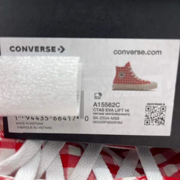 Converse WMNS Checkered High-Top
CTAS EVA LIFT HI
VINTAGE WHITE/RED Sneakers - Picture 15 of 16